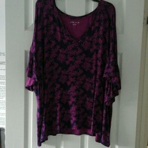 NWOT V-neck Plus size Top